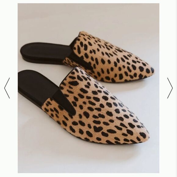 Jenni Kayne Pony Hair Mules NEW - Picture 1 of 7